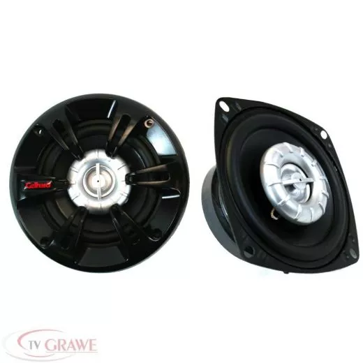 2-Wege-Einbaulautsprecher 400 Watt 100mm DIN Einbaumass nur 46mm Einbautiefe Neu