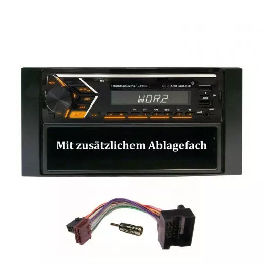 AUTORADIO mit UKW/RDS USB SD MP3 Bluethooth kompatibel mit Ford Fiesta, Focus,C-Max,Transit, S-Max, Galaxy