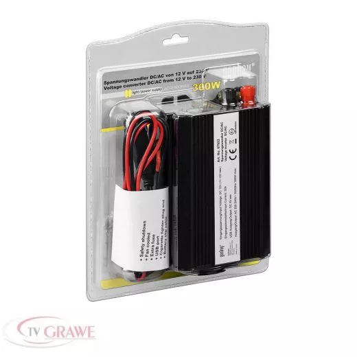 300 Watt Spannungswandler Wechselrichter USB DC/AC 12V auf 230 Volt