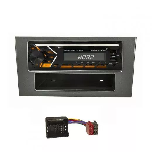 AUTORADIO Gelhard UKW/RDS/MP3+USB+SD+AUX-IN -4x60W kompatibel mit Ford Mondeo MK3