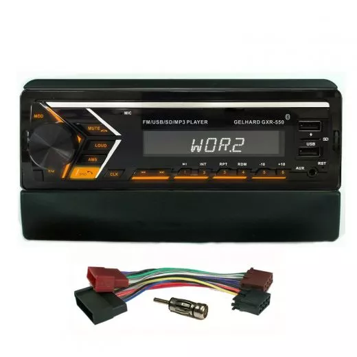 AUTORADIO Gelhard GXR550 mit MP3 USB Bluetooth kompatibel mit Ford Focus Mondeo Galaxy