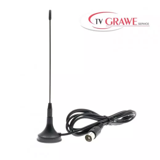 DVB-T/T2 Stabantenne mit Magnetfu