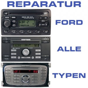 Ford Autoradio Reparatur alle Typen CD 6000 4500 6006 ...