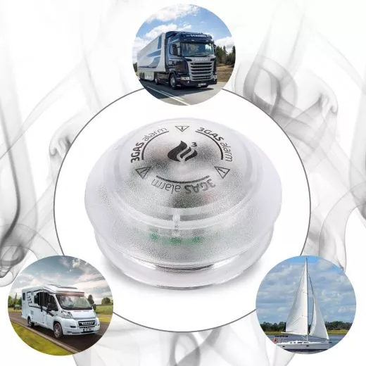 Multigasmelder 12V/24V Narkose- oder Ko Gas, CO Melder, Propan, Butan fr Caravan/LKW/Boot