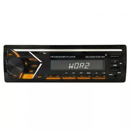 Gelhard AUTORADIO GXR550 mit USB SD MP3 Bluetooth UKW RDS