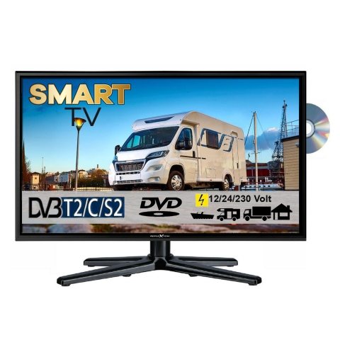 Reflexion LDDW22i LED Smart TV mit DVD  DVB-S2 /C/T2 für 12V u. 230Volt WLAN Full HD