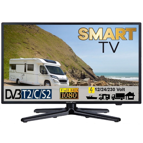 Reflexion LEDW24i+ LED Smart TV mit DVB-S2 /C/T2 für 12V u. 230Volt WLAN Full HD