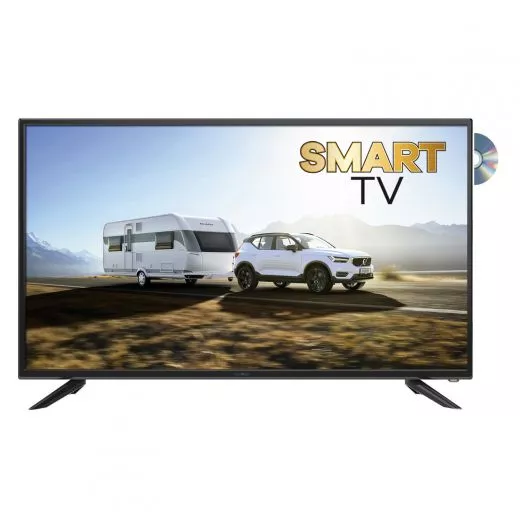 Reflexion LDDW40i LED-Fernseher (100,00 cm/40 Zoll, Full HD, Smart-TV, DC IN 12 Volt / 24 Volt, Netzteil 230 Volt, Fernseher fr Wohnwagen, Wohnmobil, Camping, Caravan, mit integriertem DVD-Player)