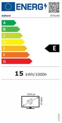 Gelhard GTV2292 Smart TV mit WebOS mit DVD und Bluetooth DVB-S2/C/T2 f�r 12/ 24/ 230Volt Full HD
