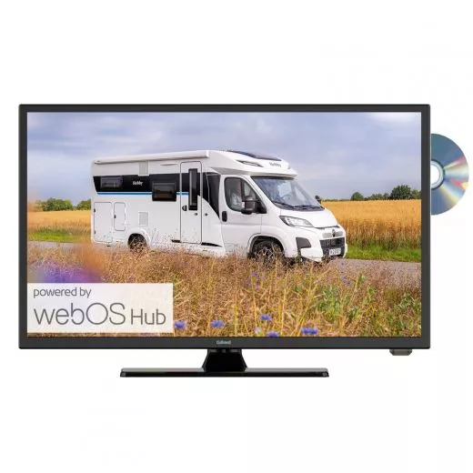 Gelhard GTV2456 LED Smart TV (webOS) mit DVD und Bluetooth DVB-S2/C/T2 fr 12V u. 230Volt WLAN Full HD