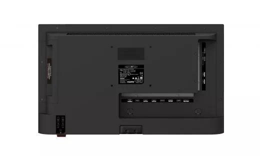 REFLEXION LDDX27IBT_Black mit Standfu� Smart LED Fernseher webOSHub, 27 Zoll, Rahmenloser Camping/Boot/LKW TV, 12/24/230 Volt, Full HD, Bluetooth, WLAN