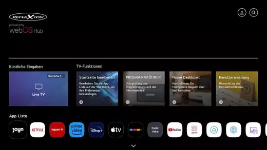REFLEXION LDDX32IBT_Black mit Standfu� Smart LED Fernseher webOSHub, 80 cm/32 Zoll, Rahmenloser Camping/Boot/LKW TV, 12/24/230 Volt, Full HD, Bluetooth, WLAN