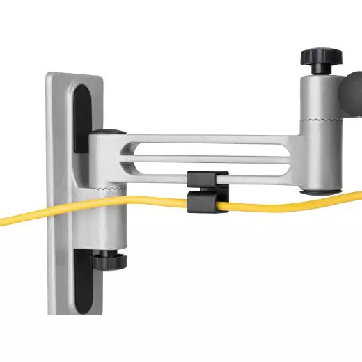 Fernseher / Monitor Wandhalterung - Schwenkarm mit zwei Gelenken - bis 32 Zoll - Verriegelbar