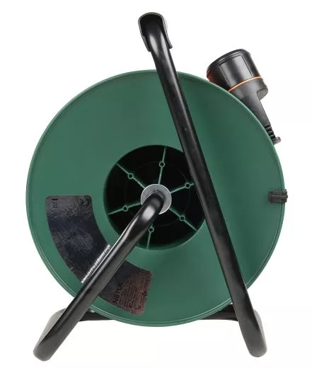 Kabeltrommel mit Verriegelungssystem – Schutzkontakt Verl�ngerungskabel H05VV-F 3�1,5 mm� – 12 kg Zugkraft, robust & sicher