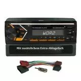 AUTORADIO USB SD Bluetooth UKW/MW kompatibel mit Ford Focus Fiesta Mondeo Transit