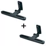 MONITORHALTER 2er Set Reflexion M-KIT HALTERUNG HALTER KOPFSTTZE MONITOR AUTO
