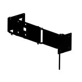 Caratec Flex CFW305S TV-Wandhalter mit drei Drehpunkten Farbe: Schwarz