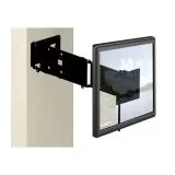 Caratec Flex CFW305S TV-Wandhalter mit drei Drehpunkten Farbe: Schwarz