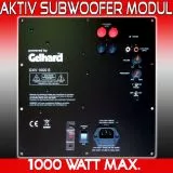 Gelhard GXV 1000 S Digital Einbau Subwoofer Modul 1000W max. Subwooferverstrker