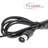 DVB-T/T2 Stabantenne mit Magnetfu