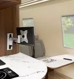 Fernseher / Monitor Wandhalterung - Schwenkarm mit zwei Gelenken - bis 32 Zoll - Verriegelbar