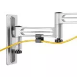 Fernseher / Monitor Wandhalterung - Schwenkarm mit drei Gelenken - bis 32 Zoll - Verriegelbar