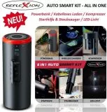 Auto Smart Kit Reflexion Powerbank/ Kompressor/ Starthilfe/ Mini-Sauger