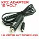 KFZ-Adapter 12V DC Zigarettenanznder-Kabel fr 12 Volt TV-Gerte