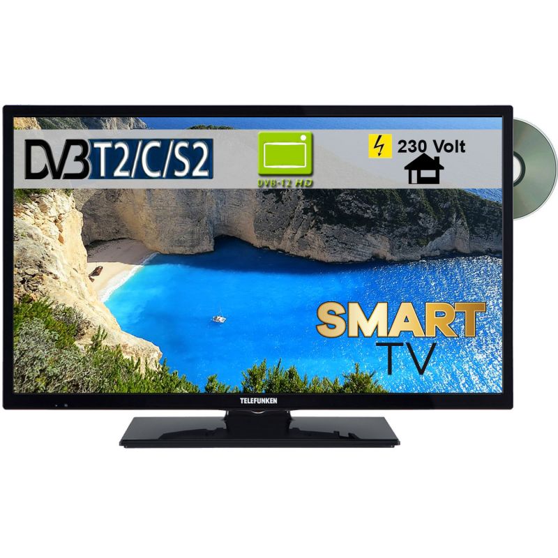 Telefunken D32H289N4CW SmartTV mit DVD Player 32 Zoll 81cm DVBS2/C