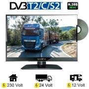 Reflexion LDD160 15,6 LED Fernseher DVD DVB-S2-T2-C  Full HD  230/12/24 Volt