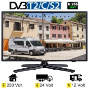 Reflexion LEDW220 LED Fernseher TV mit DVB-S2 /C/T2 für 12V u. 230Volt