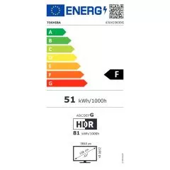 Toshiba 43Zoll LED TV (Flat, 43 Zoll / 108 cm, Ultra-HD, SMART TV)