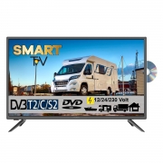 Reflexion LDDW32i+ LED Smart TV mit DVD, DVB-S2 /C/T2 für 12V/24V u. 230 Volt WLAN
