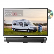 Gelhard GTV1956 + Soundbar LED Smart TV mit DVD und Bluetooth DVB-S2/C/T2 fr 12V u. 230Volt WLAN