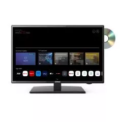 Gelhard GTV1956 + Soundbar LED Smart TV mit DVD und Bluetooth DVB-S2/C/T2 fr 12V u. 230Volt WLAN