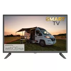 AKKU- Smart-TV Reflexion LEDA24OSBT Smart LED powered by webOSHub, 60 cm/24 Zoll, Camping/Wohnmobil/Wohnwagen/Boot/LKW TV, USB Typ-C DC 12V Input, 230V, Full HD, Triple Tuner, Bluetooth, WLAN