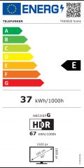 Telefunken T40X840 home 40 Zoll LED TV (Flat, 40 Zoll / 101 cm, Full-HD, SMART TV)