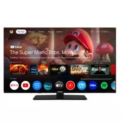 Telefunken D43U980B2CW Smart TV 43 Zoll Google TV Fernseher schwarz